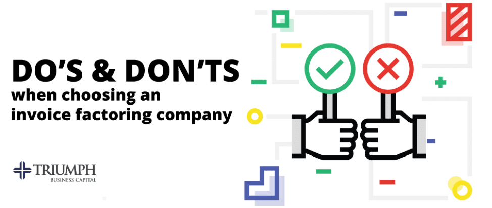 Image for Dos and Don’ts to Keep in Mind When Choosing the Right Factoring Company