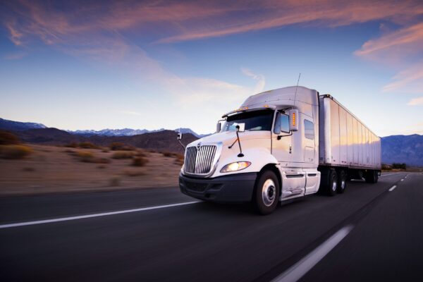 truck on highway