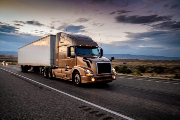 truck on highway