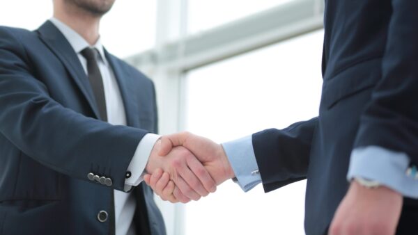 business partners handshake