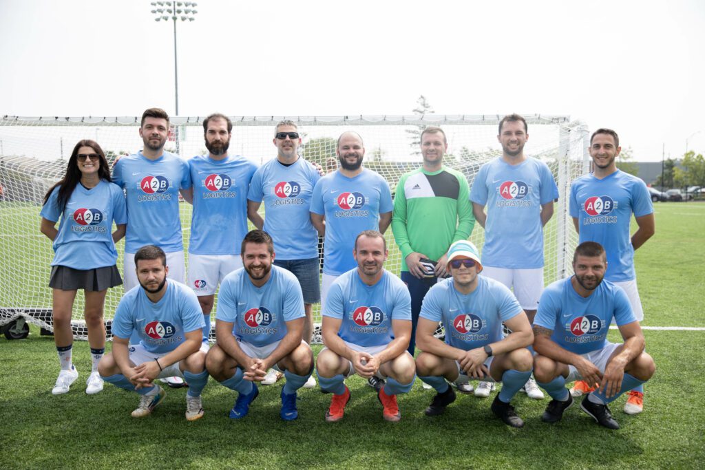 A2B Cargo team at Triumph soccer tournament in Chicago