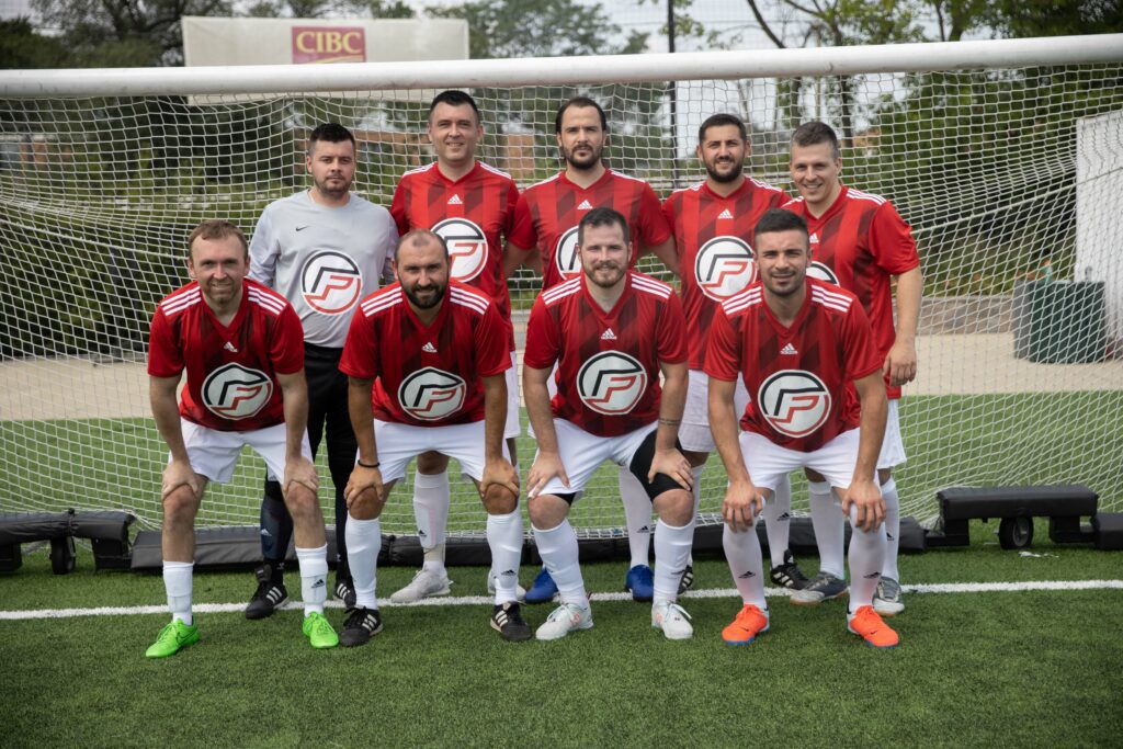 Paragon Frieght team at Triumph's Chi-Town showdown soccer tournament in Chicago