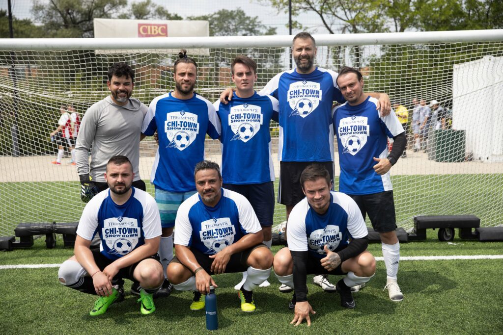 Smart Trans Logistics team at Triumph's Chi-Town showdown soccer tournament in Chicago