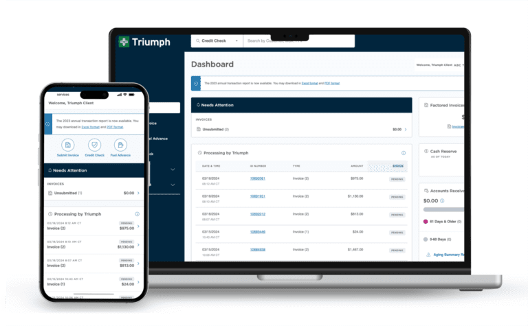 MyTriumph Invoice Funding Portal | Triumph